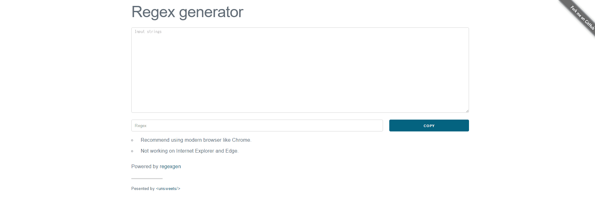 regex generator